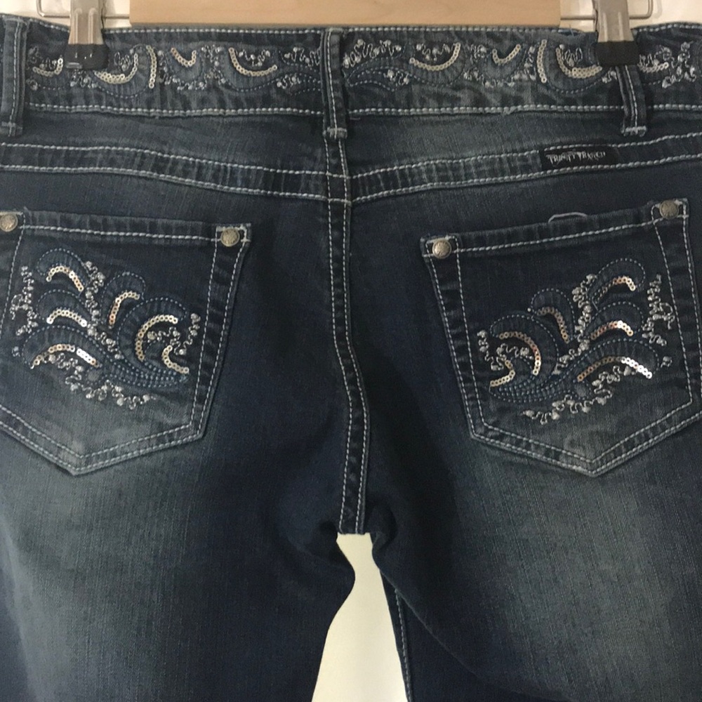 Montana Weat Trinity Ranch Boot Cut Sequence Jeans - Picture 4 of 8